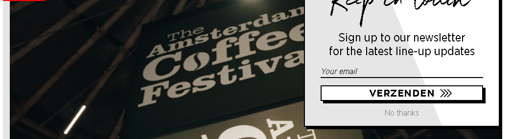 The Amsterdam Coffee Festival