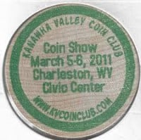 Kanawha Valley Coin Club Spring Coin Show Charleston 2026