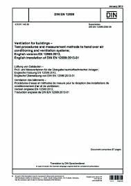 Implementation for the Acceptance of Air Conditioning Systems in Accordance With DIN EN 12599 Berlin 2027