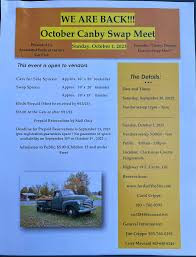 Canby Auto Swap Meet Canby 2026